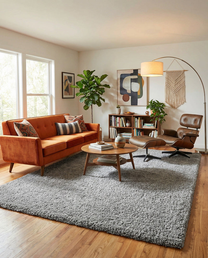 Alpine Plush Collection Area Rug - Verbier Rectangle LGrey  lifestyle 29