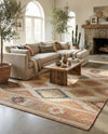 Desert Weave Jute Collection Area Rug - Sahara Rectangle Multi  lifestyle 21
