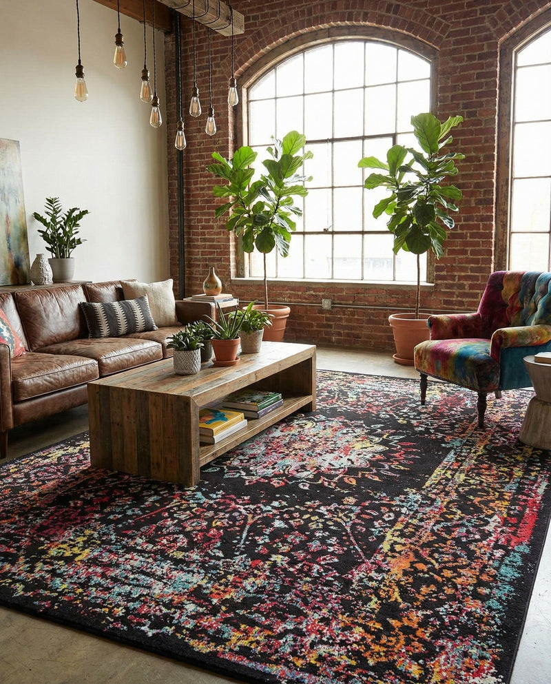 Brighton Terrace Collection Area Rug -  Withdean Rectangle Multi  lifestyle 16