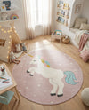 Wonder Tykes Collection Area Rug -  Tangle Round Pink  lifestyle 43