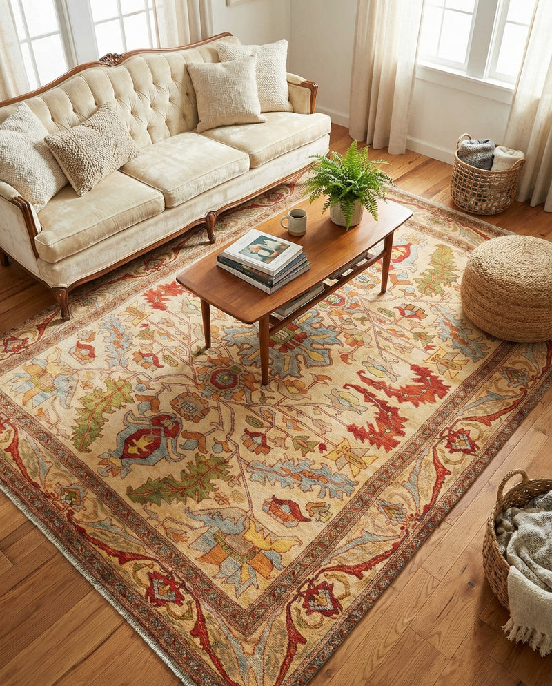 Bazaar Chic Collection Area Rug -  Tetouan Rectangle Beige  lifestyle 19