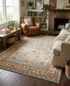 Jaipur Elegance Collection Area Rug -  Nahargarh (Light Blue) Rectangle Light Blue  lifestyle 27