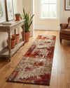 Autumn Meadow Collection Area Rug -  Goldentwine Runner Multi  lifestyle 38
