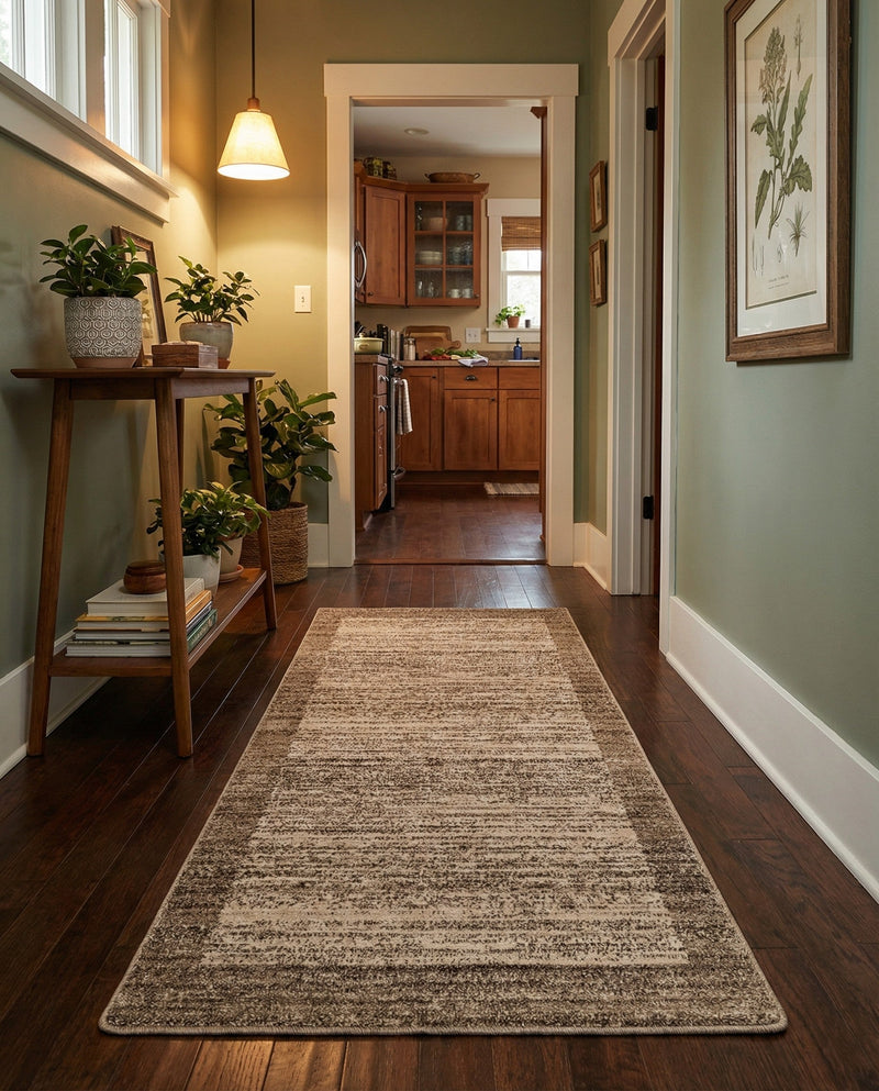 Studio Haven Collection Area Rug -  Conservatory (Beige) Runner Beige  lifestyle 68