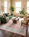 Adriana Terrace Collection Area Rug - Capri (Rose) Rectangle Rose  lifestyle 7