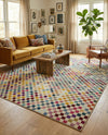 Chromatic Oasis Collection Area Rug -  Flora Rectangle Multi  lifestyle 17