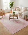 Dover Terrace Collection Area Rug - Marina (Pink) Rectangle Pink  lifestyle 6