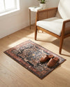 Casablanca Tapestry Collection Area Rug - Fes Rectangle Muted Rust  lifestyle 18
