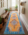 Heritage Elegance Collection Area Rug -  Winterthur (Orange) Runner Orange  lifestyle 65