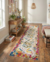Colorburst Oasis Collection Area Rug -  Calypso Runner Multi  lifestyle 47