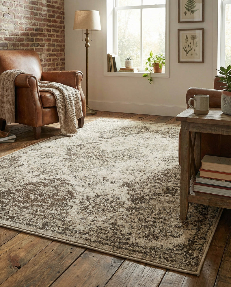Gobi Sands Collection Area Rug -  Taklamakan Rectangle Beige  lifestyle 6