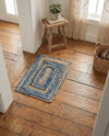 Woven Udaipur Collection Area Rug - Sahara Rectangle Blue and Natural  lifestyle 25
