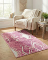 Metro Heights Collection Area Rug -  Madison Rectangle Pink  lifestyle 39