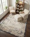 Coastal Manor Collection Area Rug -  Tidewater Rectangle Cream  lifestyle 16