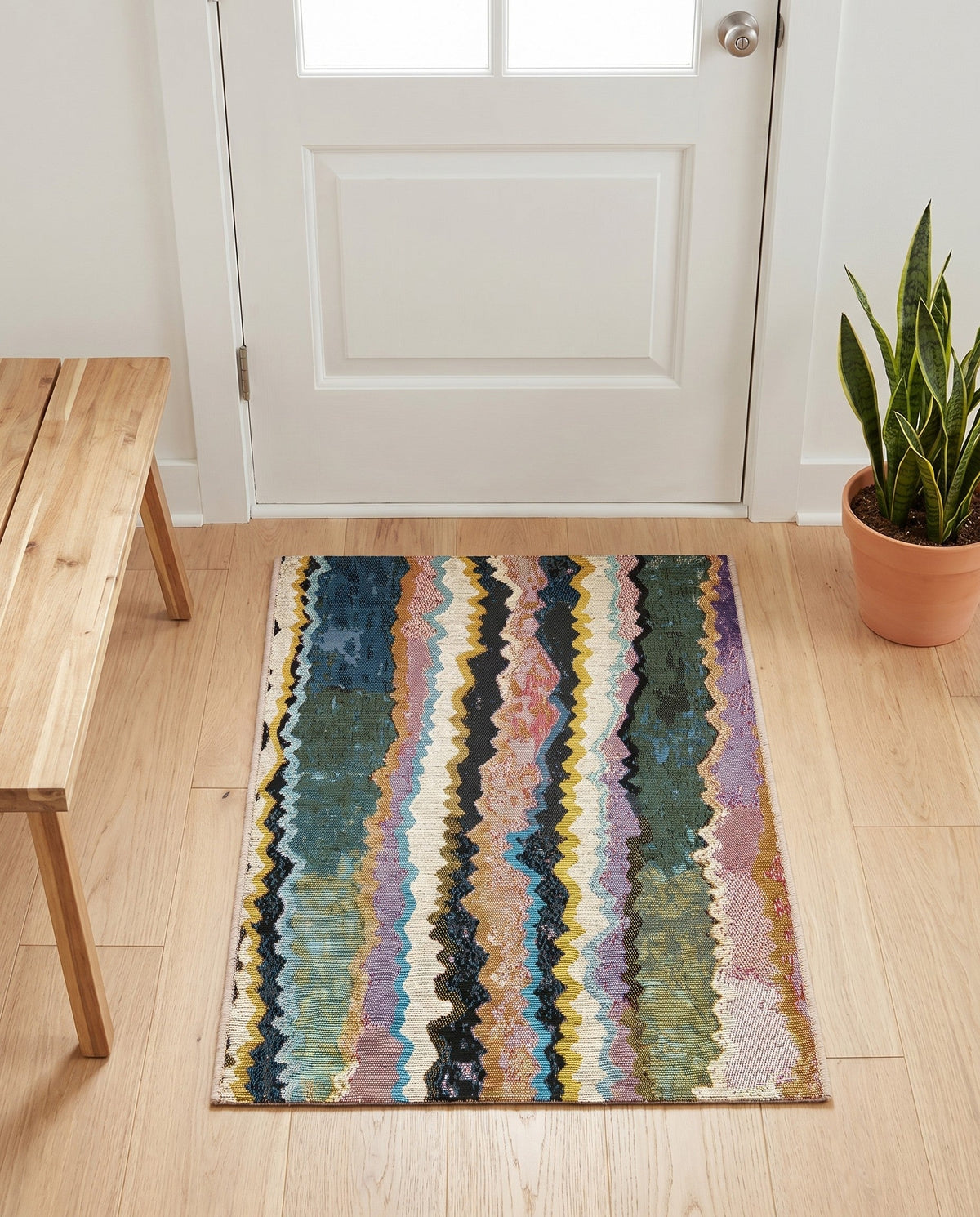 Urban Terrace Collection Area Rug -  Capri Rectangle Multi  lifestyle 18