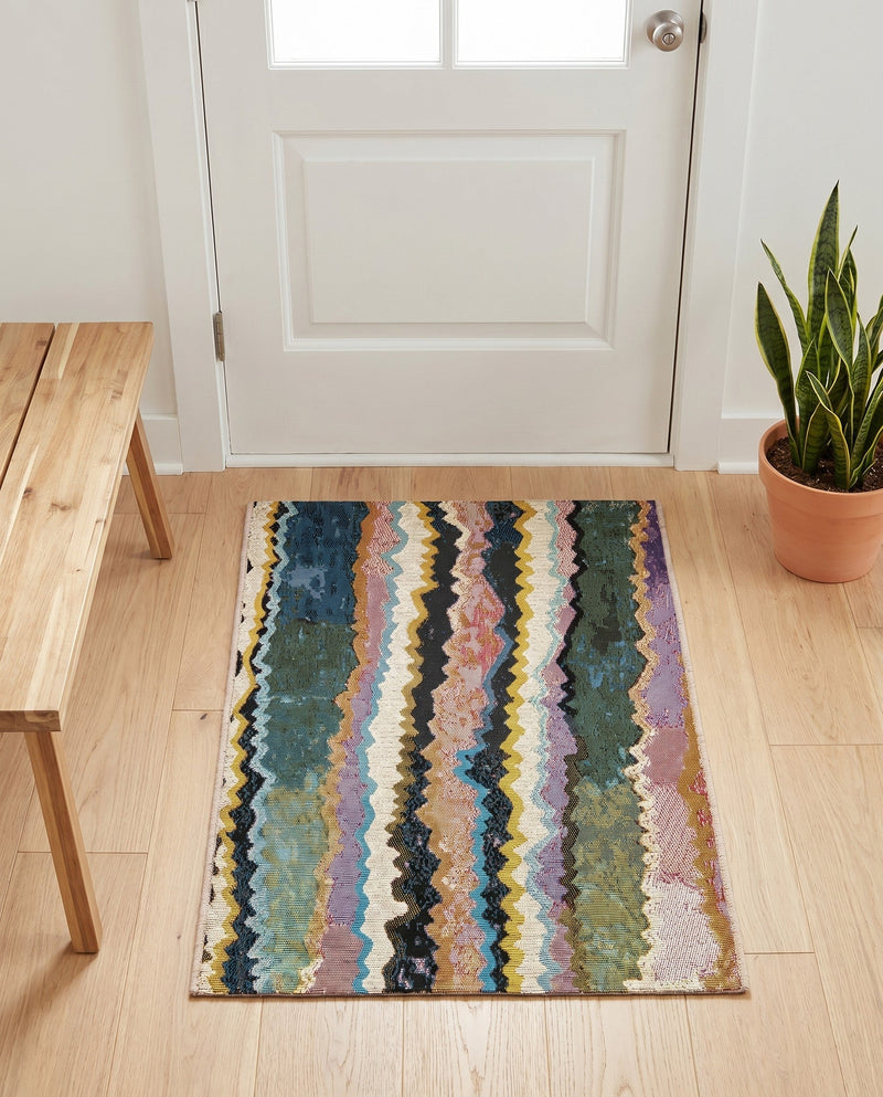 Urban Terrace Collection Area Rug -  Capri Rectangle Multi  lifestyle 18