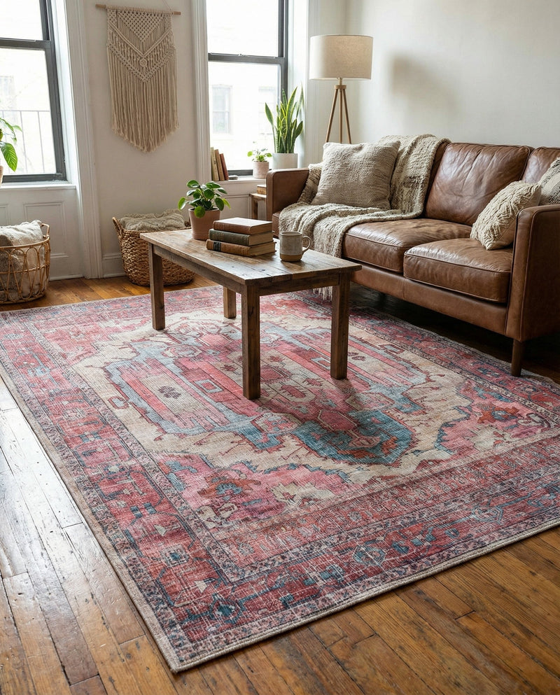 Zahara Oasis Collection Area Rug - Sahara Rectangle Beige  lifestyle 39