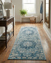 Coastal Haven Collection Area Rug - Seabreeze (Navy Blue) Runner Navy Blue  lifestyle 40