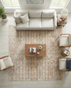 Cascade Range Collection Area Rug - Hood (Ivory) Square Ivory  lifestyle 69