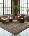 Studio Haven Collection Area Rug -  Gallery (Brown) Square Brown  lifestyle 73