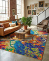 Caribbean Cove Collection Area Rug -  Bequia Rectangle Multi  lifestyle 27