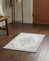 Heritage Elegance Collection Area Rug -  Winterthur (white Gray) Rectangle white Gray  lifestyle 4