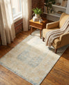 Bazaar Chic Collection Area Rug -  Kenitra Rectangle Blue and Ivory  lifestyle 9
