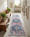 Laguna Sands Collection Area Rug -  Zuma Runner Navy Blue  lifestyle 29