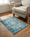 Georgetown Rugs Collection Area Rug - Dupont (Turquoise) Rectangle Turquoise  lifestyle 13
