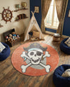 Wonder Tykes Collection Area Rug -  Harmony Round Red  lifestyle 50