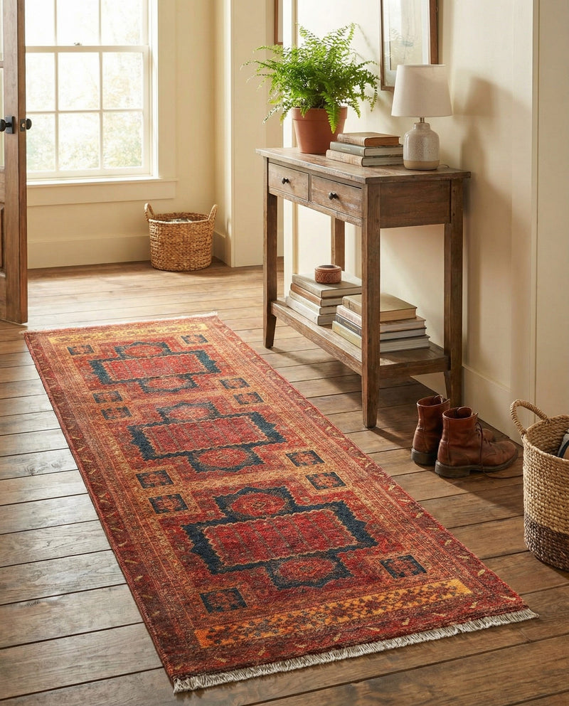 Bazaar Chic Collection Area Rug -  Taroudant Runner Rust Red  lifestyle 29