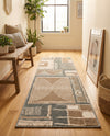 Savannah Sojourn Collection Area Rug -  Tsavo Runner Multi  lifestyle 57
