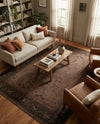 Horizon Collection Area Rug -  Apex (Brown) Rectangle Brown  lifestyle 19
