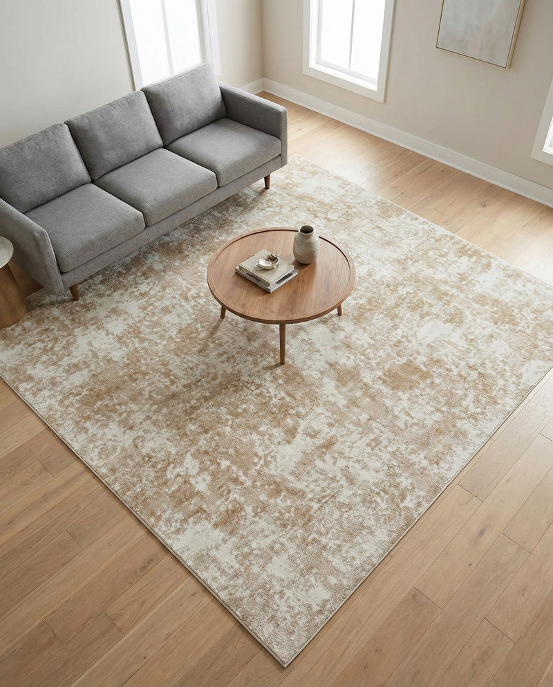 Luminara Sands Collection Area Rug - Elysium (Sand) Square Sand  lifestyle 59