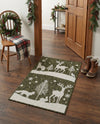 Garden Festivity Collection Area Rug - Evergreen Rectangle Green  lifestyle 38