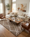 Cozy Haven Shag Collection Area Rug - Serenity (Khaki) Rectangle Khaki  lifestyle 16