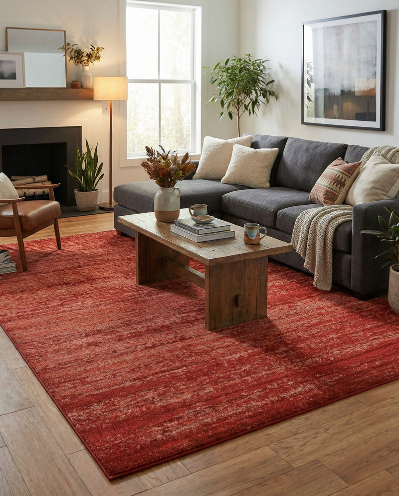 Studio Haven Collection Area Rug -  Gallery (Terracotta) Rectangle Terracotta  lifestyle 33