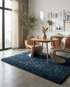 Eternal Plush Oasis Collection Area Rug -  Tranquility (Cobalt) Rectangle Cobalt  lifestyle 26