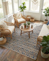 Osian Looms Collection Area Rug - Colaba Rectangle Navy Blue  lifestyle 19
