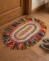 Osian Looms Collection Area Rug - Kathmandu Oval Multi  lifestyle 58