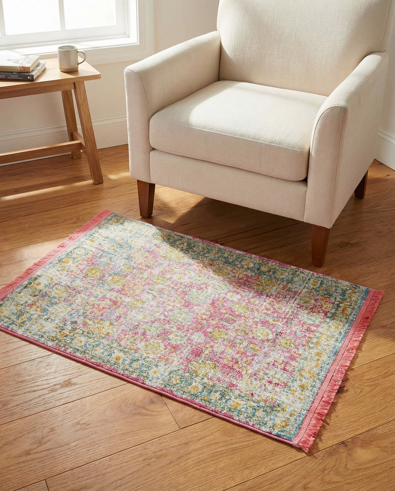 Arcadia Rugs Collection Area Rug -  Shangri-La Rectangle Pink  lifestyle 21