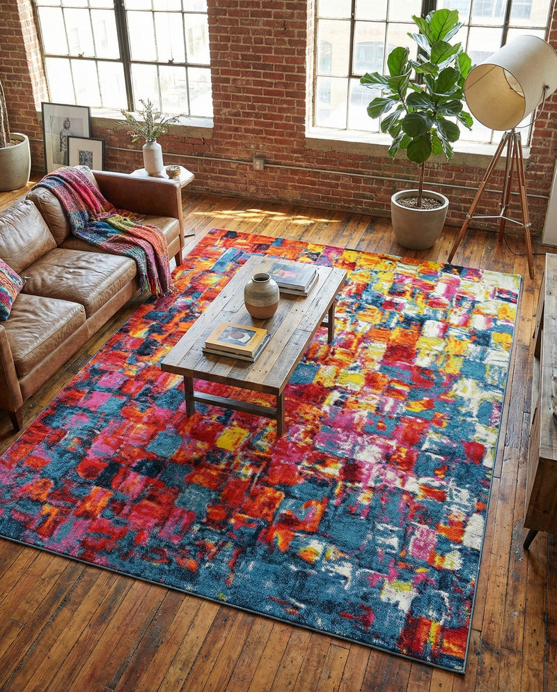 Venetian Elegance Collection Area Rug -  Sant'Erasmo Rectangle Multi  lifestyle 5
