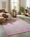 Sahara Essence Collection Area Rug - Oasis (Pink) Rectangle Pink  lifestyle 13