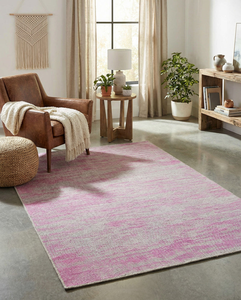 Sahara Essence Collection Area Rug - Oasis (Pink) Rectangle Pink  lifestyle 13