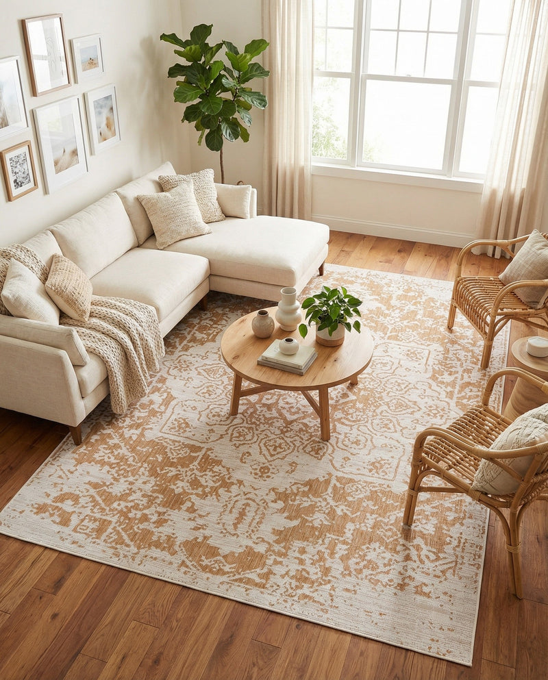 Urban Oasis Rugs Collection Area Rug -  Penthouse (Beige) Rectangle Beige  lifestyle 3