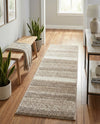 Sienna Collection Area Rug -  Amalfi Runner Cloud Gray  lifestyle 60