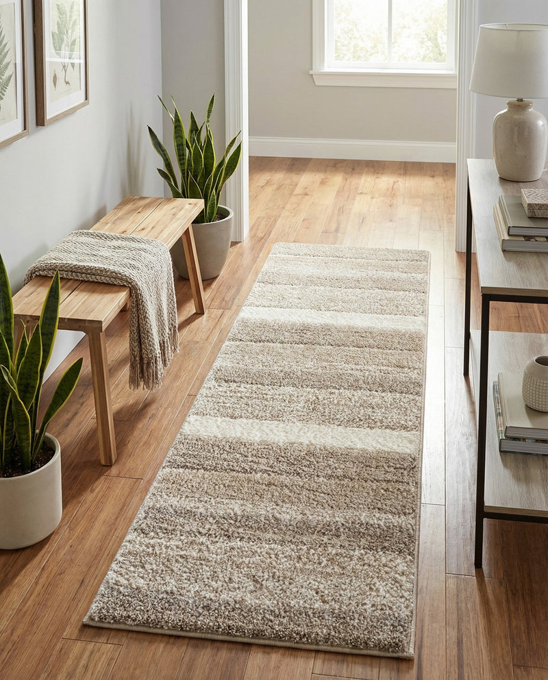 Sienna Collection Area Rug -  Amalfi Runner Cloud Gray  lifestyle 60