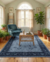 Horizon Collection Area Rug -  Apex (Blue) Rectangle Blue  lifestyle 5