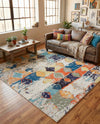 Colorburst Oasis Collection Area Rug -  Marina Square Ivory  lifestyle 35
