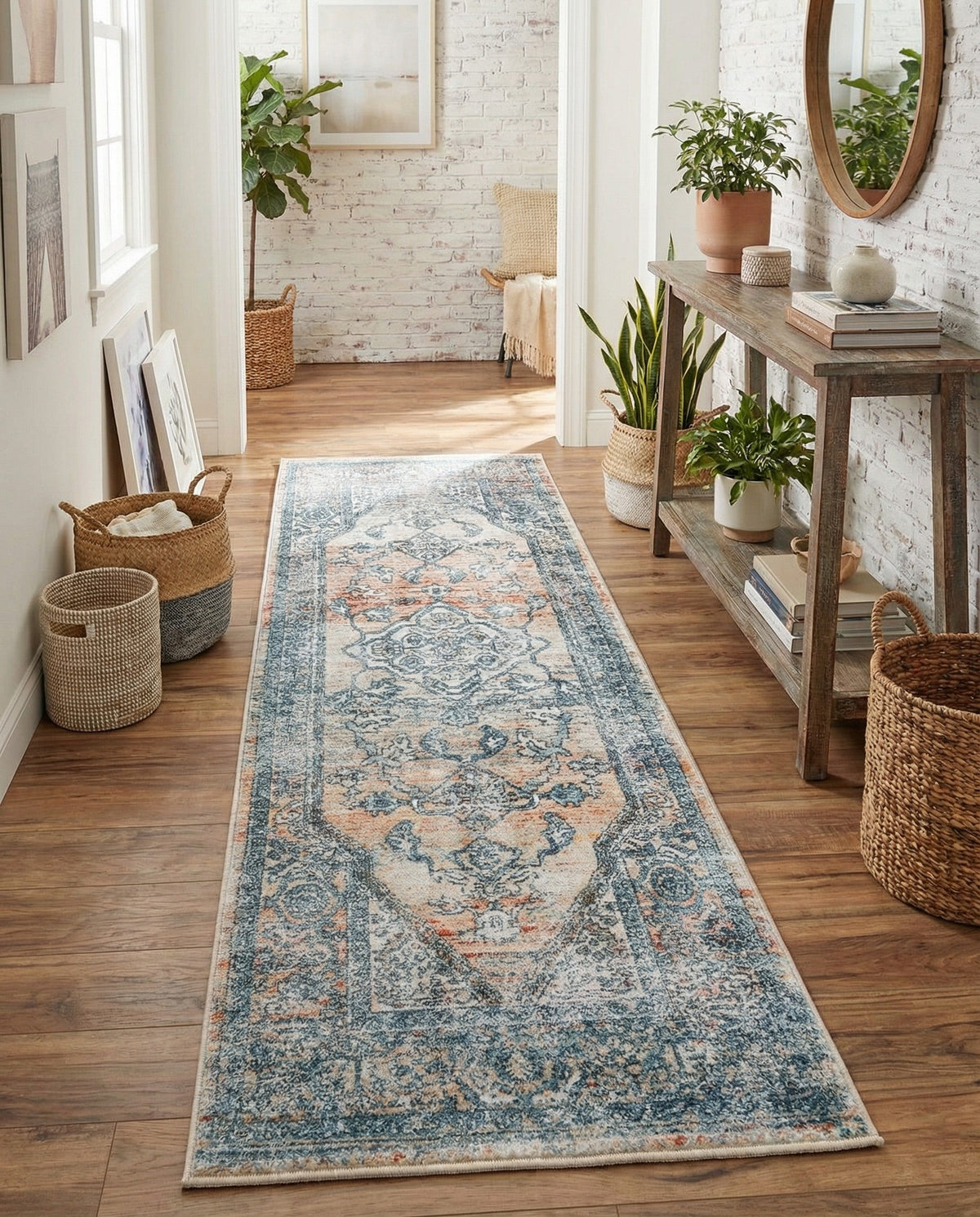 Coastal Haven Collection Area Rug -  Marina Runner Multi  lifestyle 191
